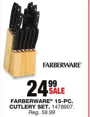 Blain's Farm & Fleet Farberware 15-pc. cutlery set offer