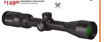 Dunham's Sports Vortex crossfire ii 3-9x40 scope offer