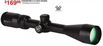Dunham's Sports Vortex crossfire ii 4-12x44 scope offer