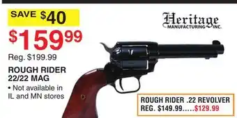 Dunham's Sports Heritage rough rider 22/22 mag offer