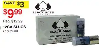 Dunham's Sports Black aces 12ga slugs offer