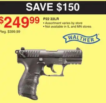 Dunham's Sports Walther p22 22lr offer