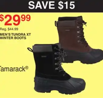 Dunham's Sports Tamarack men's tundra xt winter boots offer