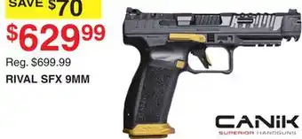 Dunham's Sports Canik rival sfx 9mm offer