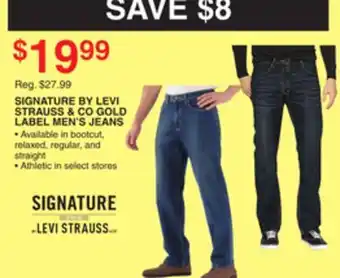 Dunham's Sports Signature by levi strauss & co gold label men's jeans offer