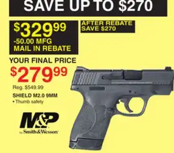 Dunham's Sports M&p shield m2.0 9mm offer