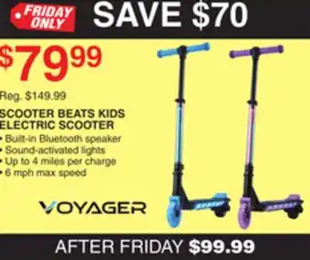 Dunham's Sports Voyager scooter beats kids electric scooter offer