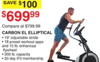 Dunham's Sports Pro-form carbon el elliptical offer