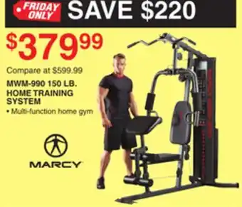 Dunham's Sports Marcy mwm 150 lb. home training system offer