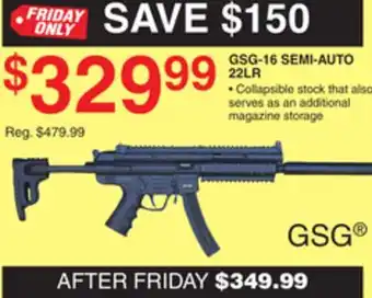 Dunham's Sports Gsg-16 semi-auto 22lr offer