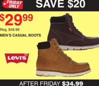 Dunham's Sports Levi's men's casual boots offer