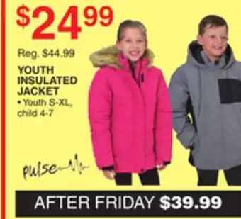 Dunham's Sports Pulse youth insulated jacket offer