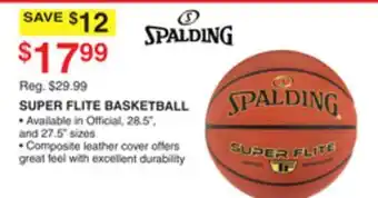 Dunham's Sports Spalding super flite basketball offer