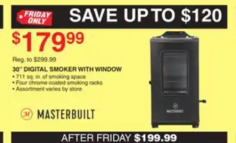 Dunham's Sports Masterbuilt 30 digital smoker with window offer