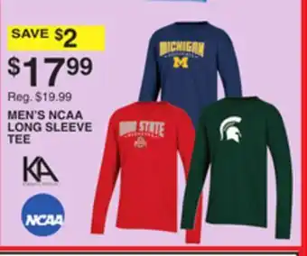 Dunham's Sports Men's ncaa long sleeve tee offer