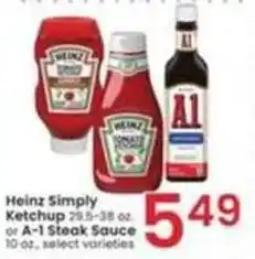 Albertsons Heinz Simply Ketchup offer