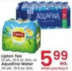 Albertsons Lipton Tea offer