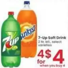 Albertsons 7-Up Soft Drink offer