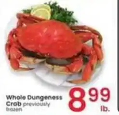Albertsons Whole Dungeness Crab offer