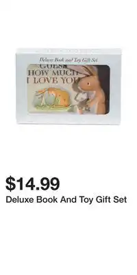 TJ Maxx Deluxe book and toy gift set offer