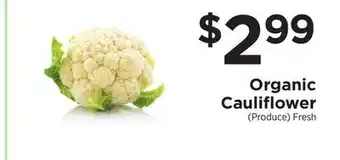 ShopRite Organic cauliflower offer