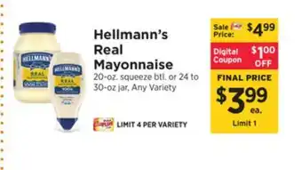ShopRite Real mayonnaise offer