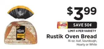 ShopRite Rustik oven bread offer