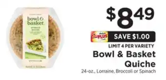 ShopRite Quiche offer