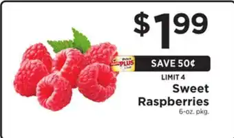 ShopRite Sweet raspberries offer