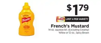 ShopRite Mustard offer