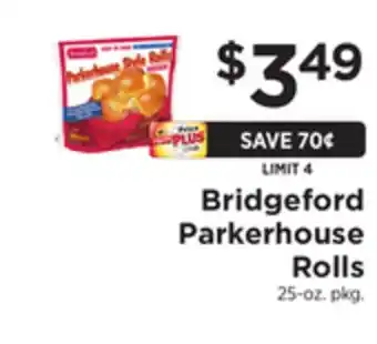ShopRite Parkerhouse rolls offer