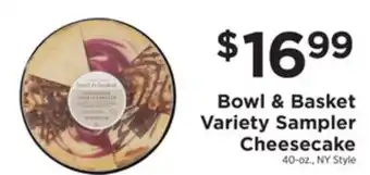 ShopRite Variety sampler cheesecake offer