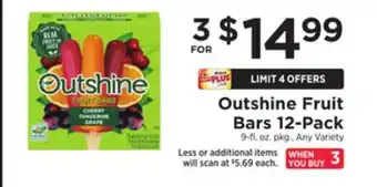 ShopRite Fruit bars 12-pack offer
