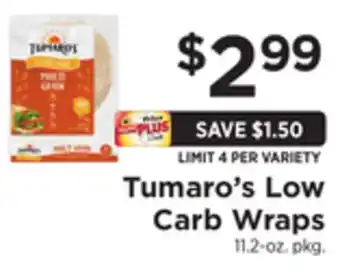 ShopRite Low carb wraps offer