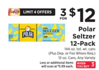 ShopRite Seltzer 12-pack offer