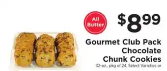 ShopRite Gourmet club pack chocolate chunk cookies offer