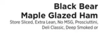 ShopRite Maple glazed ham offer