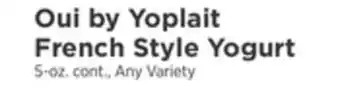ShopRite French style yogurt offer