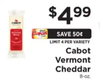 ShopRite Vermont cheddar offer