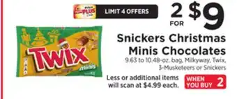 ShopRite Christmas minis chocolates offer
