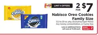 ShopRite Oreo cookies family size offer