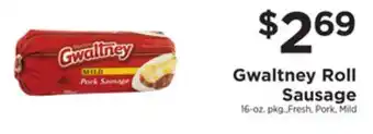 ShopRite Roll sausage offer