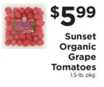 ShopRite Sunset organic grape tomatoes offer