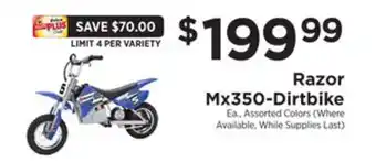 ShopRite Razor mx350-dirtbike offer