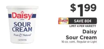 ShopRite Sour cream offer