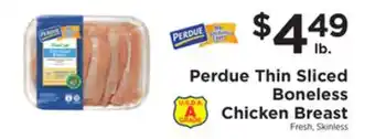 ShopRite Thin sliced boneless chicken breast offer