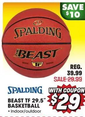 Big 5 Spalding beast tf 29.5 basketball offer