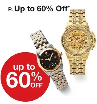 JC Penney Fine & fashion watches offer