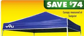 Big 5 Yoli westport 64 10' x 10' slant leg instant canopy offer