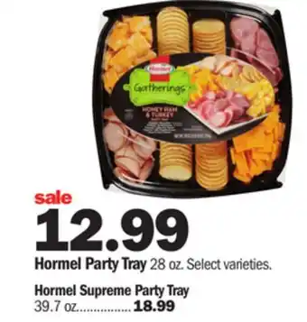 Meijer Hormel party tray offer